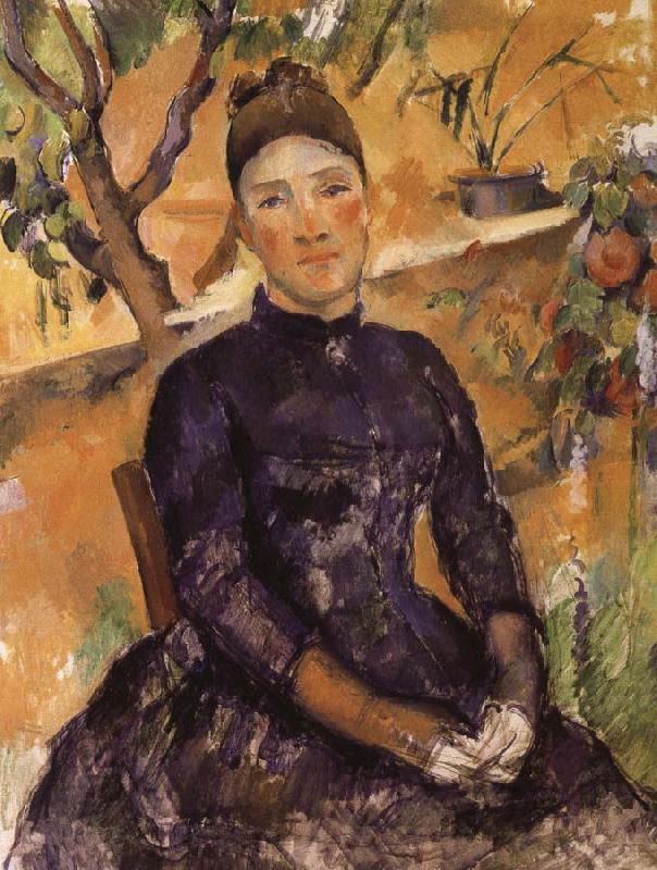 Paul Cezanne Mrs. Cezanne oil painting picture